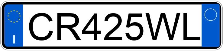 Numer rejestracyjny CR425WL posiada VOLKSWAGEN Polo 4a serie Numer rejestracyjny CR425WL posiada VOLKSWAGEN Polo 4a serie