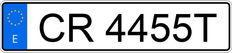 Numer rejestracyjny CR4455T posiada CHRYSLER GRAND CARAVAN 3.0