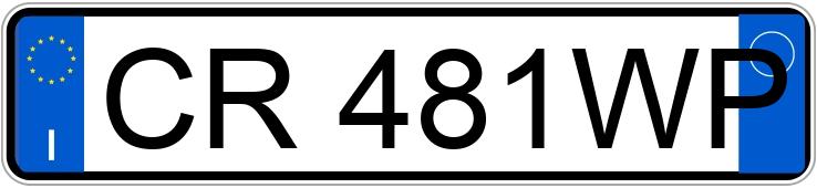 Numer rejestracyjny CR481WP posiada MINI Mini 2a serie
