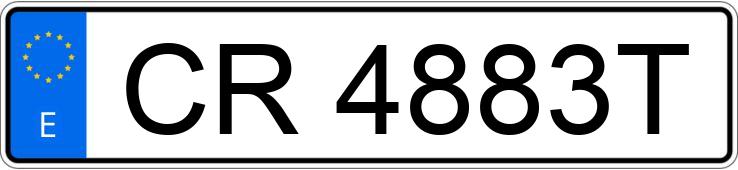 Numer rejestracyjny CR4883T posiada FORD ESCORT 1.3