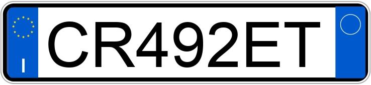 Numer rejestracyjny CR492ET posiada FIAT Punto 3a serie