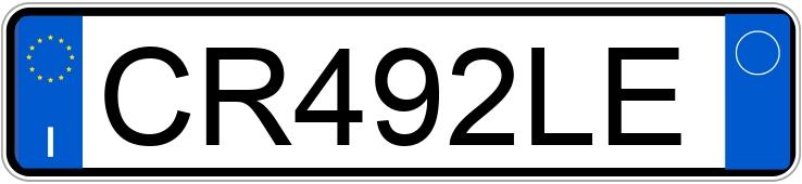 Numer rejestracyjny CR492LE posiada ALFA ROMEO 156 2a serie