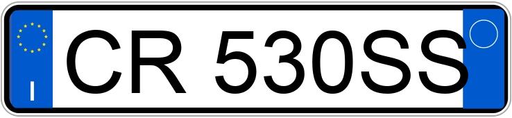 Numer rejestracyjny CR530SS posiada FIAT Panda 2a serie