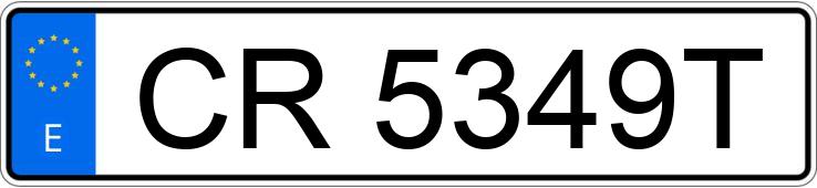 Numer rejestracyjny CR5349T posiada FORD ESCORT 1.6 MARK II