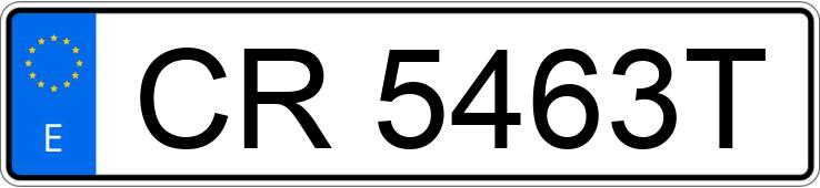 Numer rejestracyjny CR5463T posiada FORD ESCORT 1.3