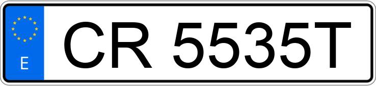 Numer rejestracyjny CR5535T posiada FORD ESCORT 1.3