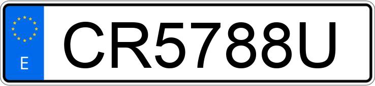 Numer rejestracyjny CR5788U posiada RENAULT MEGANE