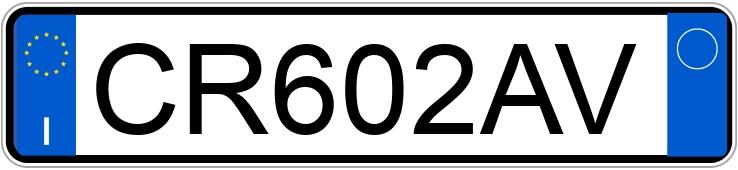 Numer rejestracyjny CR602AV posiada FIAT Panda 2a serie Numer rejestracyjny CR602AV posiada FIAT Panda 2a serie