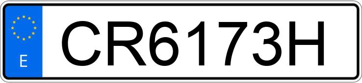 Numer rejestracyjny CR6173H posiada RENAULT 11 ENCORE