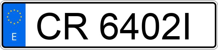 Numer rejestracyjny CR6402I posiada FIAT PANDA