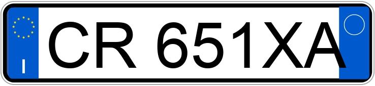 Numer rejestracyjny CR651XA posiada FIAT Seicento