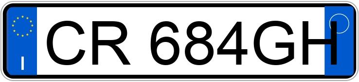 Numer rejestracyjny CR684GH posiada SUBARU Justy 3a serie