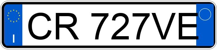 Numer rejestracyjny CR727VE posiada FORD Fiesta 5a serie Numer rejestracyjny CR727VE posiada FORD Fiesta 5a serie