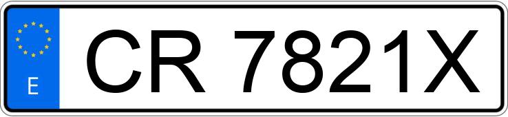 Numer rejestracyjny CR7821X posiada OPEL VECTRA