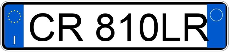 Numer rejestracyjny CR810LR posiada AUDI A3 1a serie Numer rejestracyjny CR810LR posiada AUDI A3 1a serie
