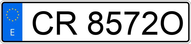 Numer rejestracyjny CR8572O posiada CITROEN C-15