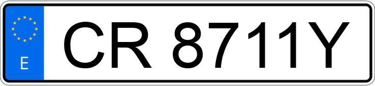 Numer rejestracyjny CR8711Y posiada NISSAN TERRANO II