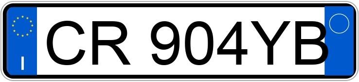 Numer rejestracyjny CR904YB posiada SMART 700 PASSION PURE