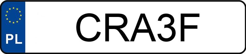 Numer rejestracyjny CRA 3F posiada FSO-WARSZAWA 125P - CRA3F