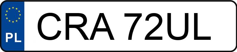 Numer rejestracyjny CRA 72UL posiada FORD FT 100 2.0 Kat. MR`95 2.6t FT 100 2.0 Kat. MR`95 2.6t - CRA72UL