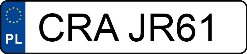 Numer rejestracyjny CRA JR61 posiada BMW 520 I - CRAJR61