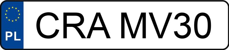 Numer rejestracyjny CRA MV30 posiada FORD FOCUS - CRAMV30