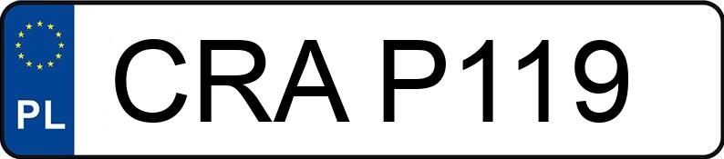 Numer rejestracyjny CRA P119 posiada FSC-LUBLIN ŻUK A - CRAP119 Numer rejestracyjny CRA P119 posiada FSC-LUBLIN ŻUK A - CRAP119