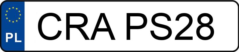 Numer rejestracyjny CRA PS28 posiada SMART ROADSTER - CRAPS28 Numer rejestracyjny CRA PS28 posiada SMART ROADSTER - CRAPS28