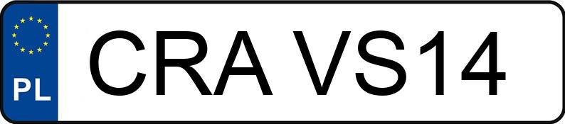 Numer rejestracyjny CRA VS14 posiada AUDI B4 - CRAVS14