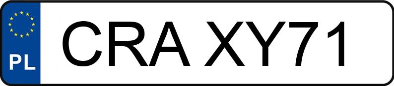 Numer rejestracyjny CRA XY71 posiada OPEL CORSA-E - CRAXY71