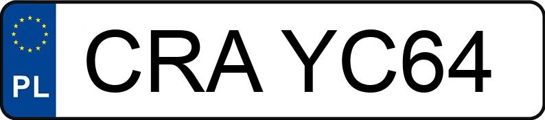 Numer rejestracyjny CRA YC64 posiada PEUGEOT 3008 1.6 HDI MR`09 E5 Trendy 110 - CRAYC64 Numer rejestracyjny CRA YC64 posiada PEUGEOT 3008 1.6 HDI MR`09 E5 Trendy 110 - CRAYC64