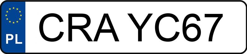 Numer rejestracyjny CRA YC67 posiada BMW 320 Diesel DPF MR`04 E4 E90 Edition Fleet - CRAYC67 Numer rejestracyjny CRA YC67 posiada BMW 320 Diesel DPF MR`04 E4 E90 Edition Fleet - CRAYC67