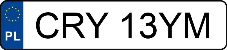Numer rejestracyjny CRY 13YM posiada VOLKSWAGEN Golf IV 1.4 MR`97 Basis - CRY13YM
