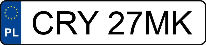 Numer rejestracyjny CRY 27MK posiada AUDI A4 1.9 TDI - CRY27MK Numer rejestracyjny CRY 27MK posiada AUDI A4 1.9 TDI - CRY27MK