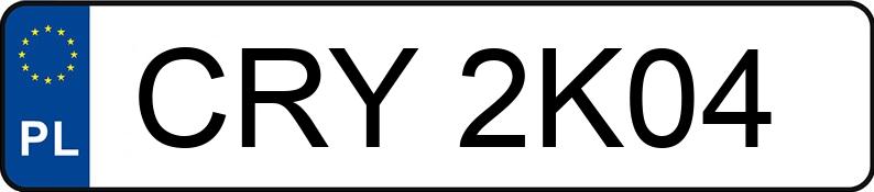 Numer rejestracyjny CRY 2K04 posiada SEAT Toledo 1.9 TDI MR`05 E4 5P2 Audience - CRY2K04