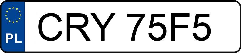 Numer rejestracyjny CRY 75F5 posiada RENAULT MEGANE - CRY75F5