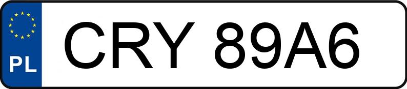 Numer rejestracyjny CRY 89A6 posiada SKODA FABIA - CRY89A6