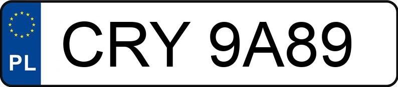 Numer rejestracyjny CRY 9A89 posiada FORD KUGA - CRY9A89 Numer rejestracyjny CRY 9A89 posiada FORD KUGA - CRY9A89
