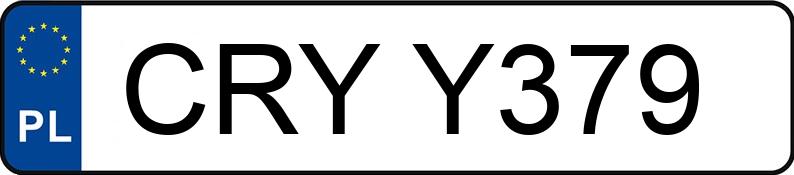 Numer rejestracyjny CRY Y379 posiada OPEL ASTRA 1.4 KAT - CRYY379 Numer rejestracyjny CRY Y379 posiada OPEL ASTRA 1.4 KAT - CRYY379
