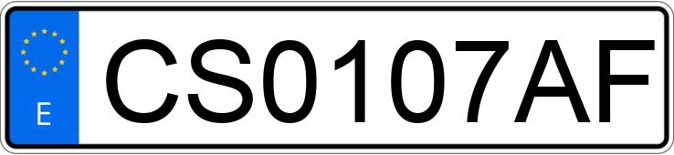 Numer rejestracyjny CS0107AF posiada BMW SERIE 3