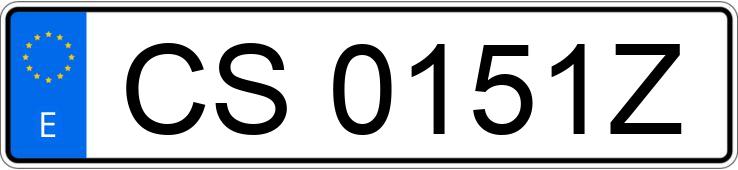 Numer rejestracyjny CS0151Z posiada CHEVROLET-GM CORVETTE