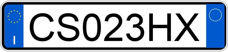 Numer rejestracyjny CS023HX posiada VOLKSWAGEN Golf 5a serie