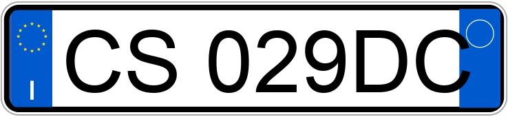Numer rejestracyjny CS029DC posiada FIAT Punto 3a serie