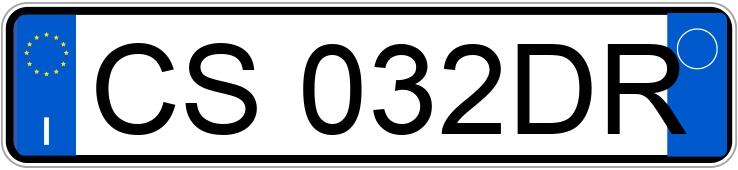 Numer rejestracyjny CS032DR posiada MINI Mini 2a serie
