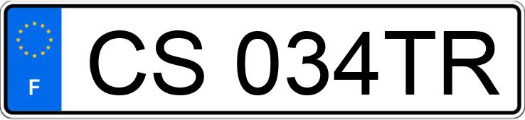 Numer rejestracyjny CS034TR posiada PEUGEOT 208