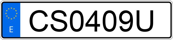 Numer rejestracyjny CS0409U posiada VOLKSWAGEN GOLF