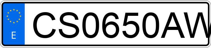Numer rejestracyjny CS0650AW posiada IVECO DAILY