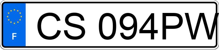 Registreringsnummeret CS094PW har RENAULT SCENIC III