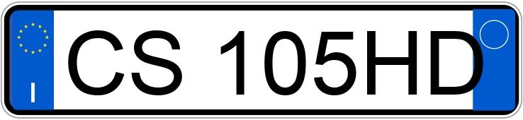 Numer rejestracyjny CS105HD posiada AUDI A4 2a serie Numer rejestracyjny CS105HD posiada AUDI A4 2a serie