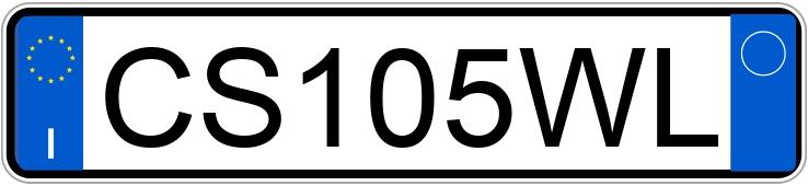 Numer rejestracyjny CS105WL posiada MERCEDES Classe CLK
